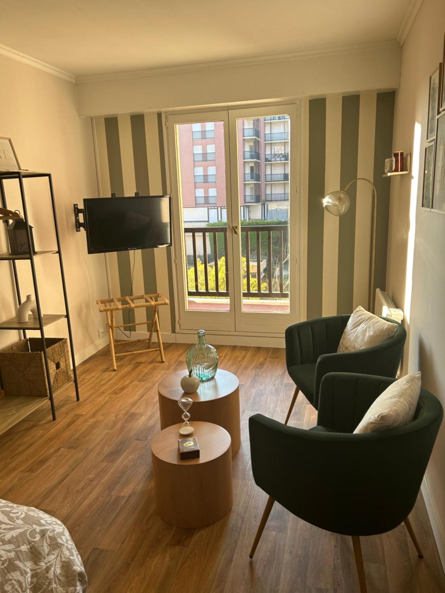 La Suite Emeraude, Studio Chic, Acces Direct Plage Cabourg Exterior photo